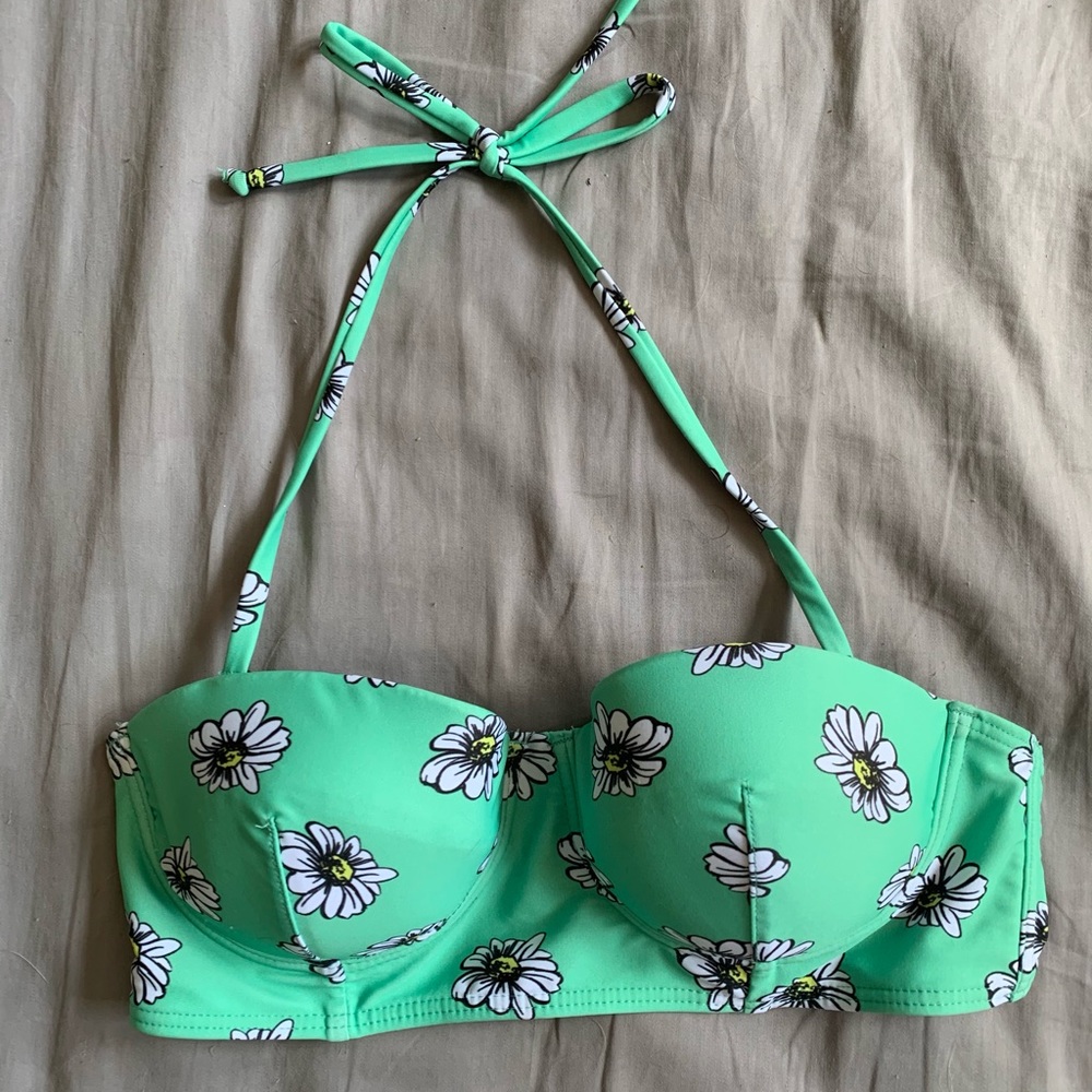 ModCloth Floral Bikini Top